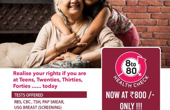 Women’s Health Check Now Only ₹800 From 7 To 14 March, 2020